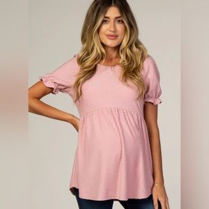 Pink Maternity Top